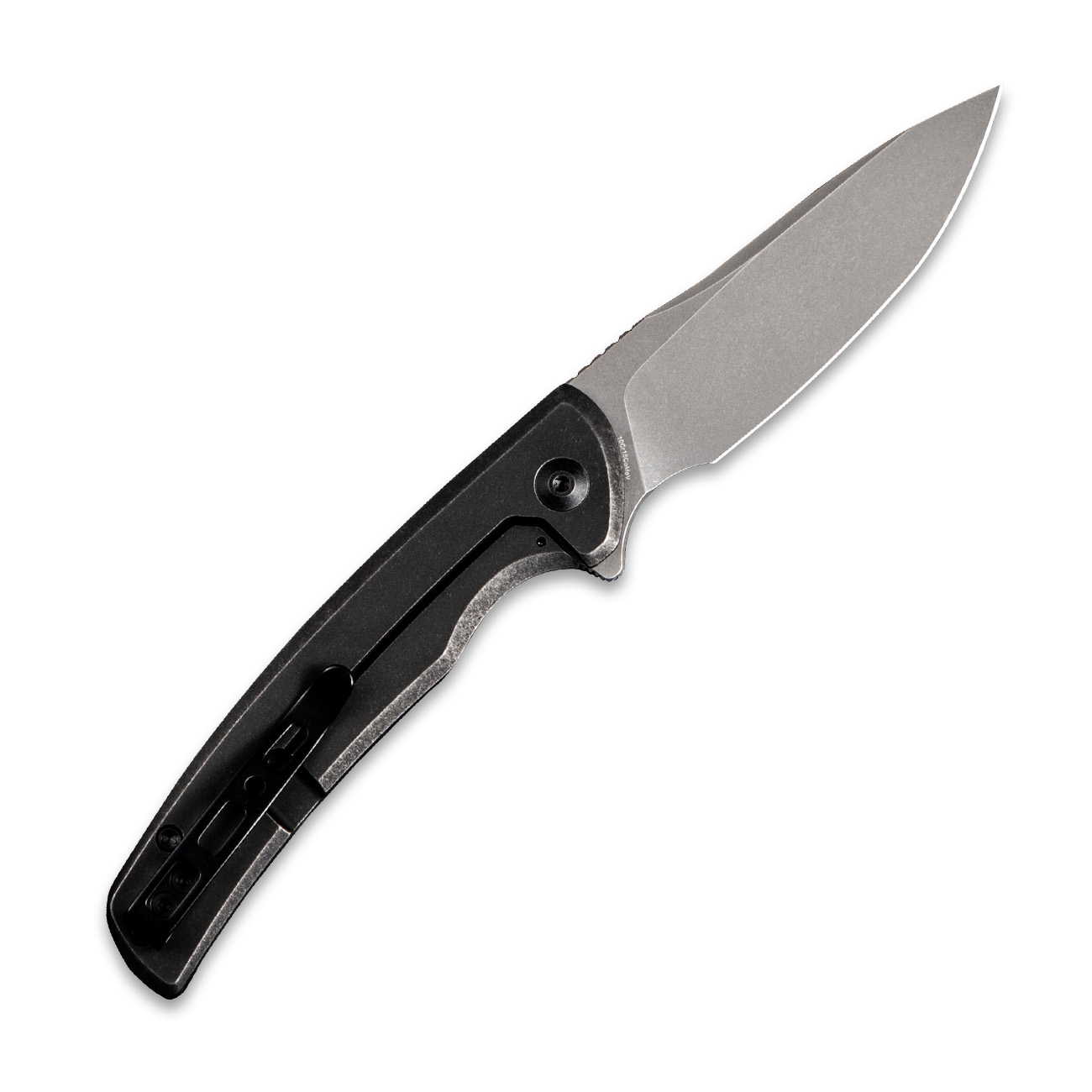 картинка Складной нож SENCUT Tynan 10Cr15CoMoV Steel Gray Stonewashed Handle Stainless Black