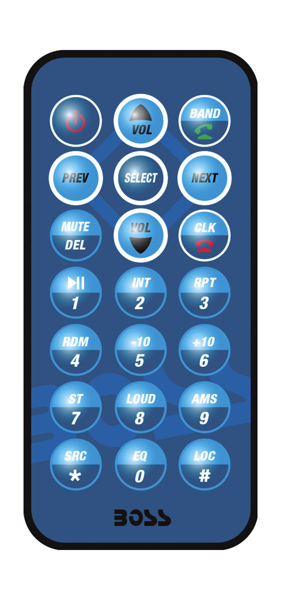 картинка Морская магнитола 1DIN BOSS MR508UABW