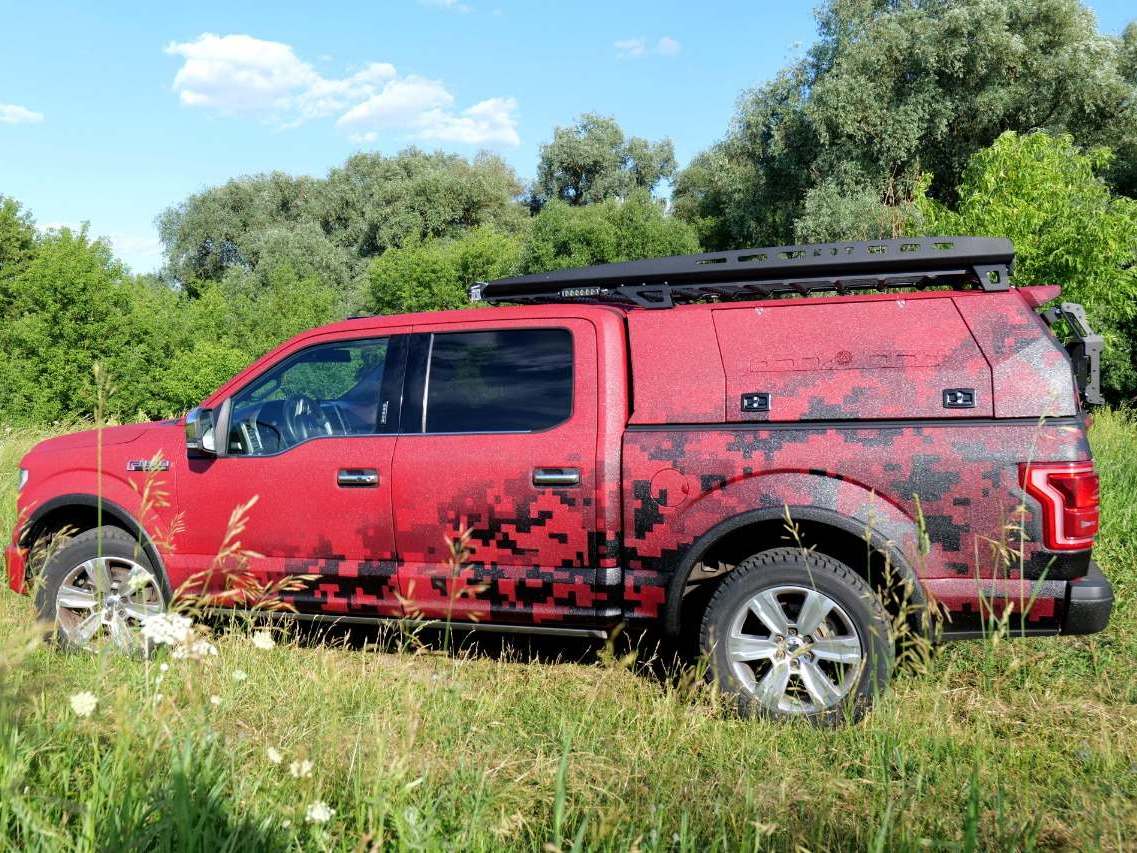 картинка Багажник KDT для кунга Mitsubisi L200 Triton алюминиевый