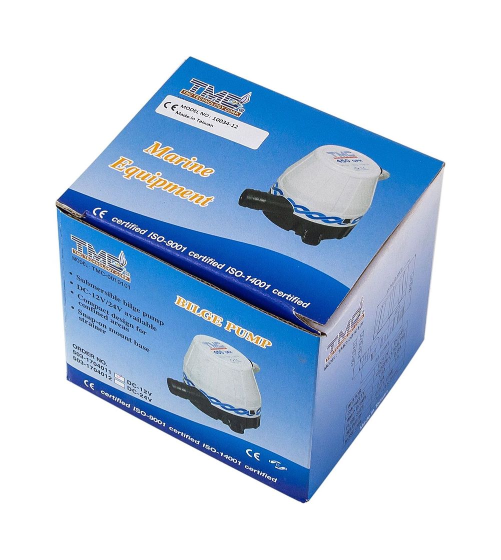 картинка Помпа осушительная, 12 В, 450GPH (1703.25 л/ч)