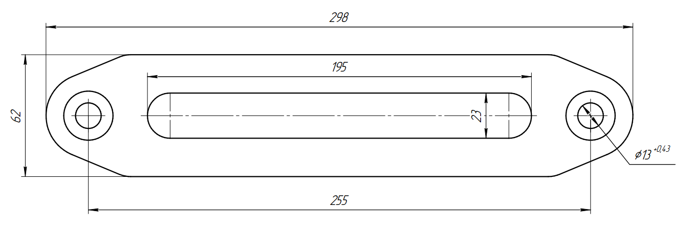 картинка Клюз для лебедки RUNVA для синтетики