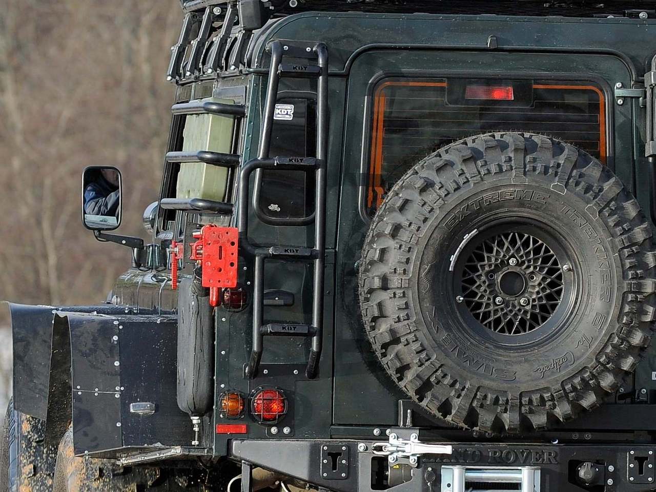 картинка Лестница КDT для Land Rover Defender 110/90