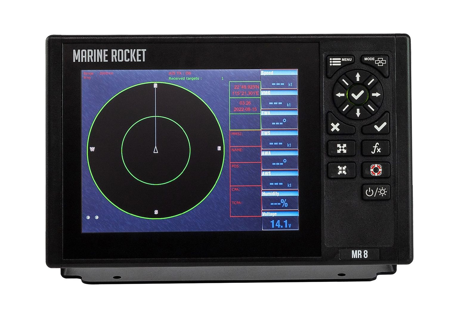 картинка Картплоттер морской 8X c AIS, Marine Rocket