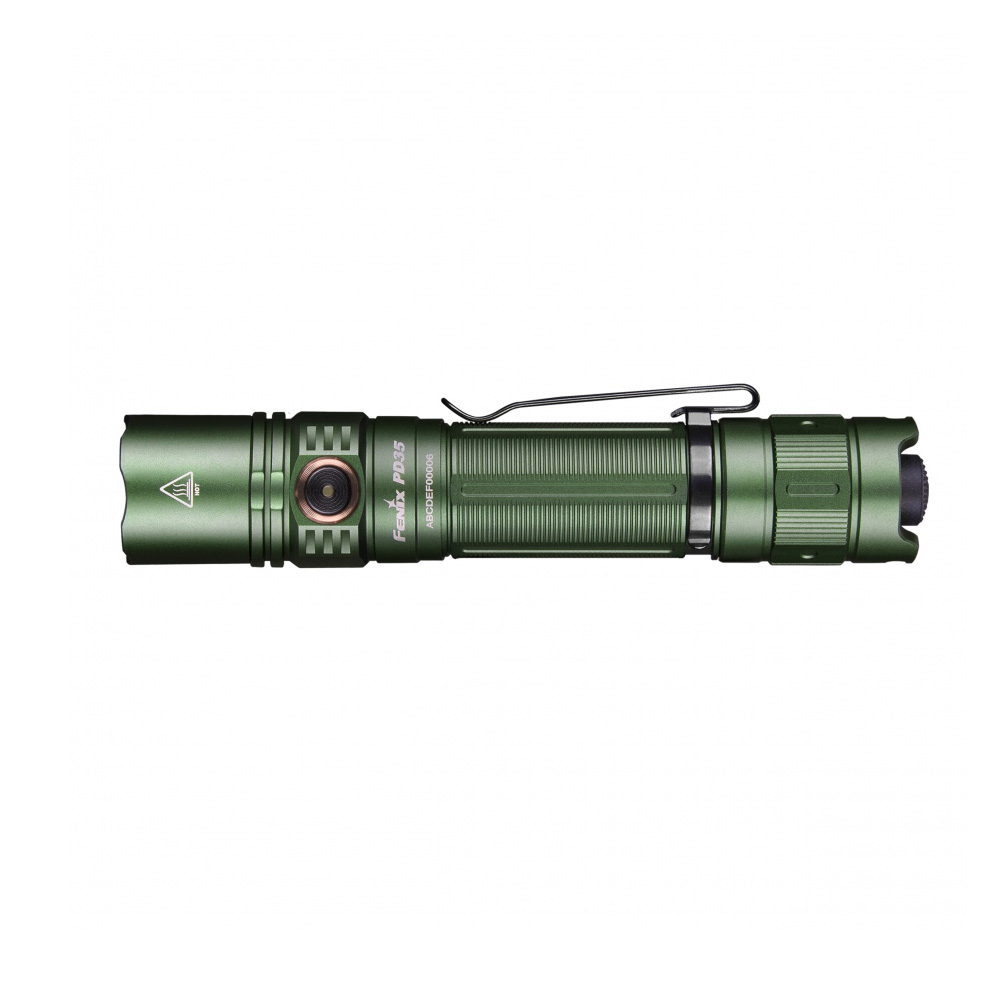 картинка Фонарь Fenix тактический PD35 V3.0 зеленый 1700 люмен