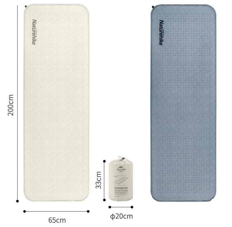 картинка Коврик самонадувающийся Naturehike, 200x65x3 см, синий