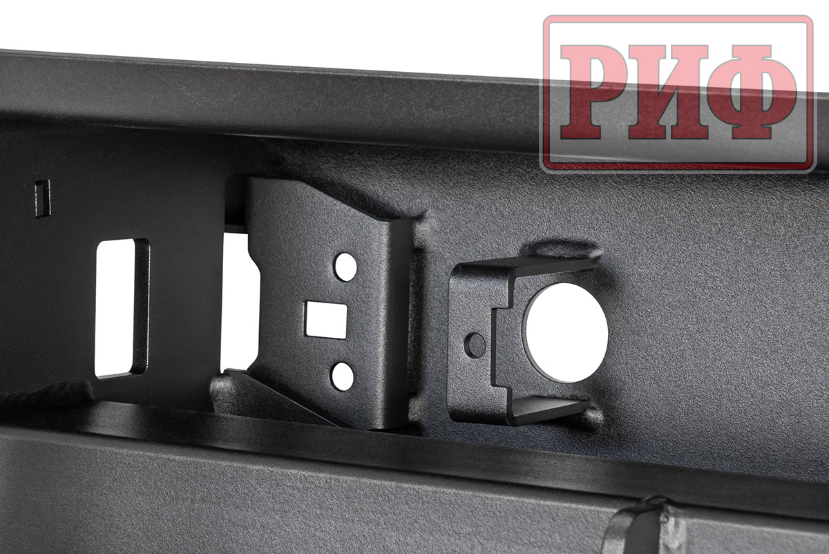 картинка Бампер задний Changan Hunter Plus с квадратом и фонарями РИФ силовой