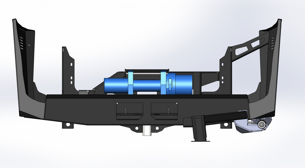 картинка Задний силовой бампер - Toyota Cruiser 200 арт.04021