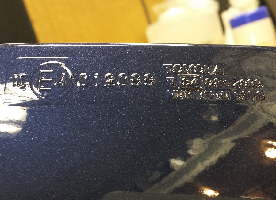 картинка Зеркало левое механическое для Toyota Land Cruiser 80