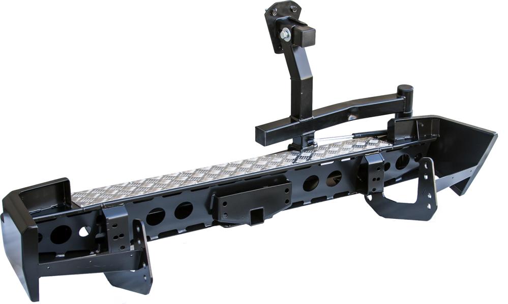 картинка Бампер задний РИФ Сафари TAGAZ Tager с фаркопом и калиткой