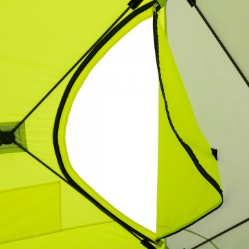 картинка Палатка зимняя PREMIER Куб 1,5х1,5 желтый люминисцентный/серый