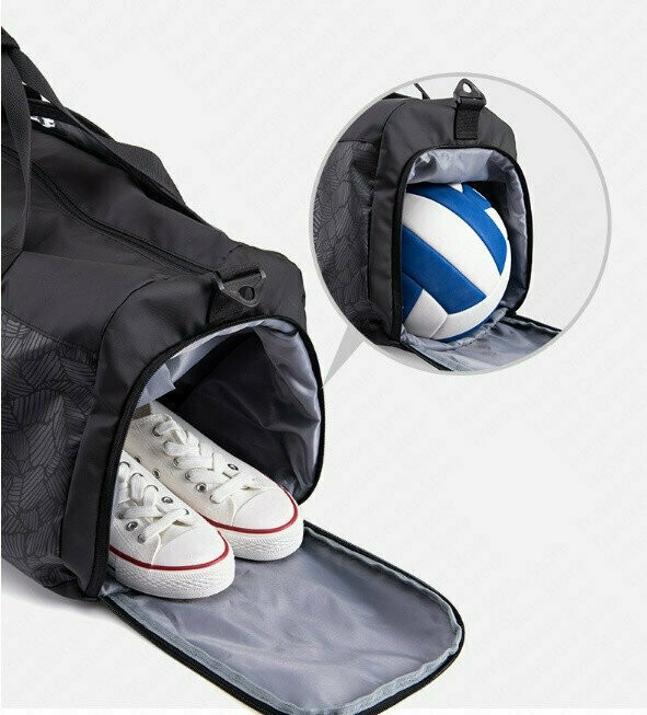 картинка Сумка Naturehike NH19SN002 для спортзала черная L, 6927595738832