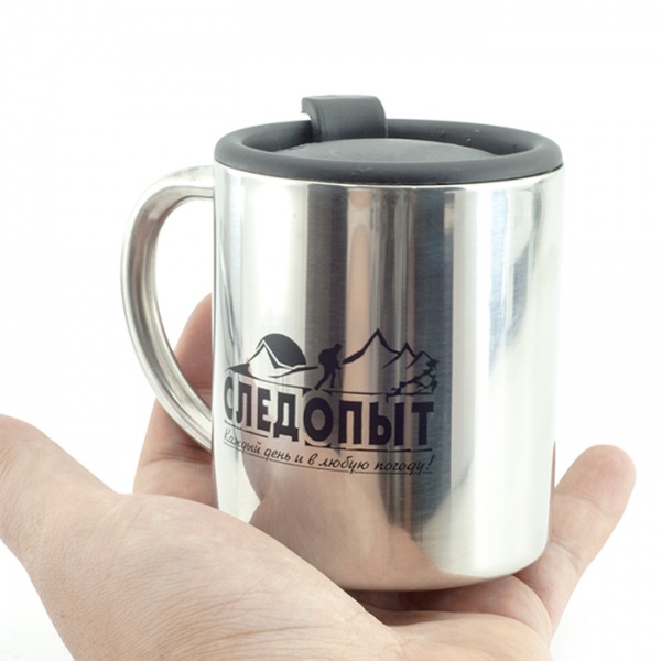 картинка Термокружка СЛЕДОПЫТ с крышкой, 200 мл.