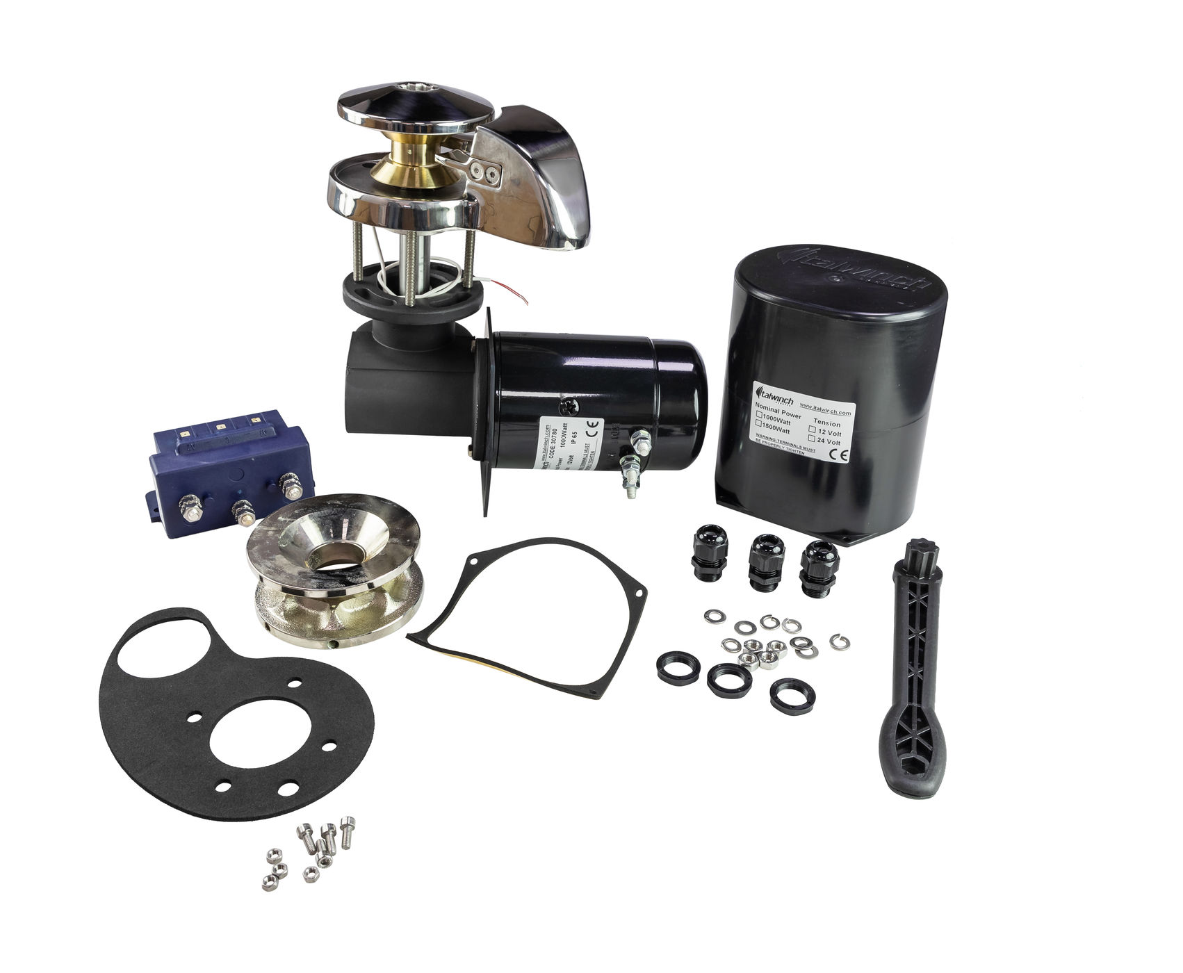 картинка Лебедка якорная Italwinch SMART PLUS, 1000Вт, 12 В, цепь 6мм