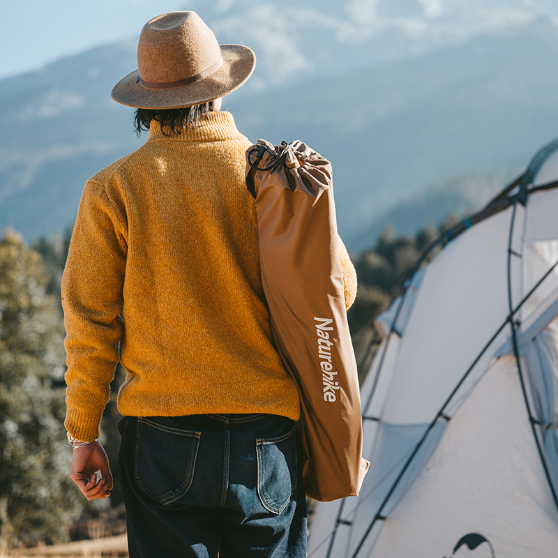картинка Кресло туристическое Naturehike складное, регулируемое, темно-коричневое, до 140 кг