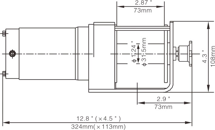 картинка Лебедка Runva 3000A lbs, 12В 1361кг