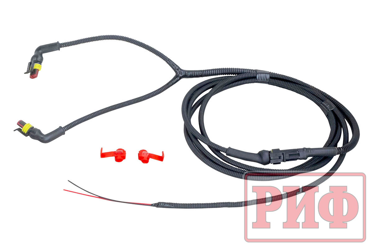 картинка Бампер задний TANK 300 с квадратом под фаркоп и фонарями силовой РИФ