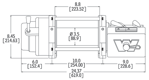 картинка Лебедка WARN M12000-S