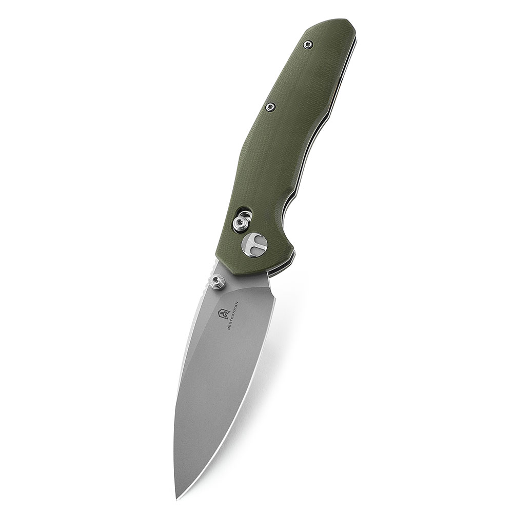 картинка Нож Bestechman Ronan сталь 14C28N, рукоять G10 зеленая