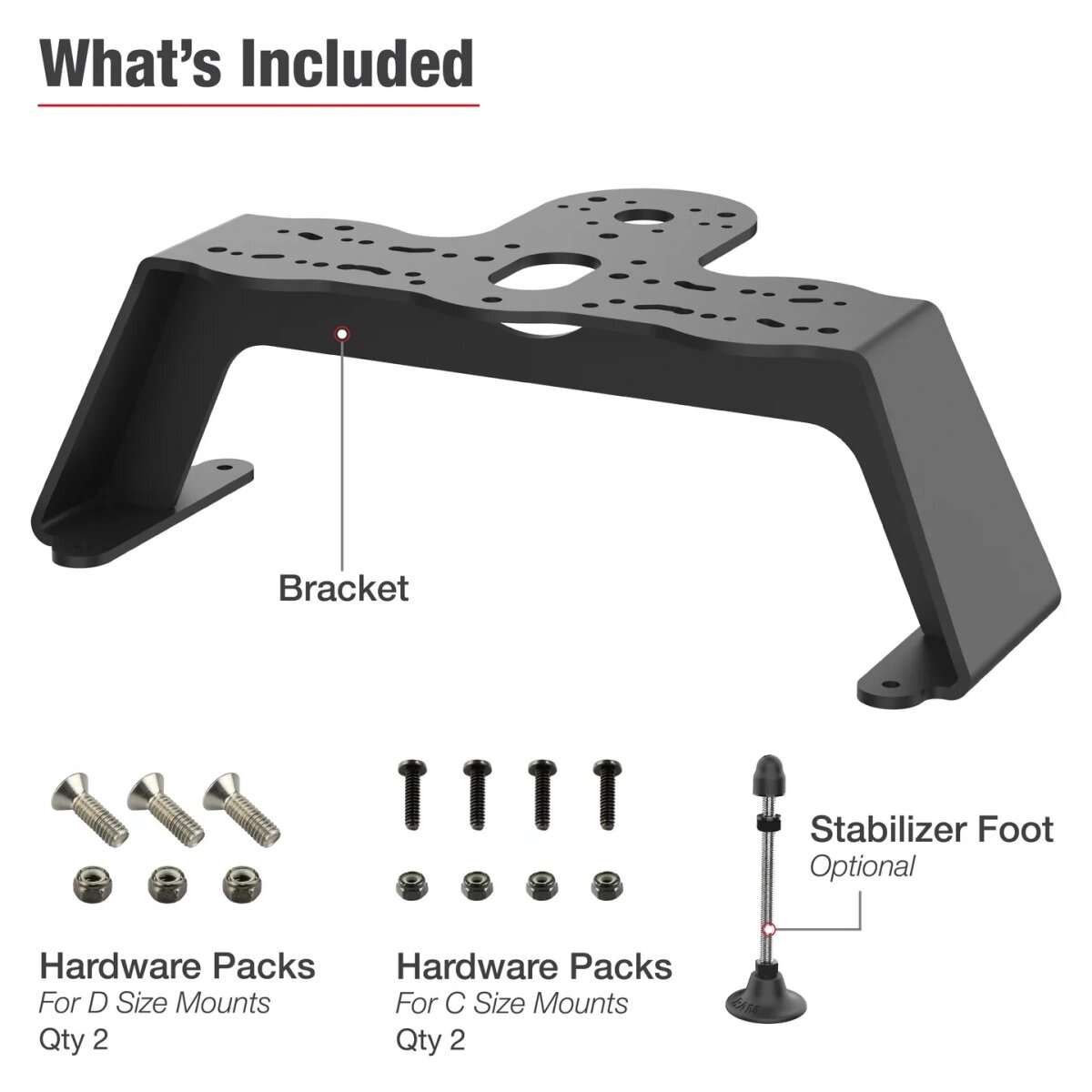 картинка Крепление для палубного эхолота RAM® Heavy Duty