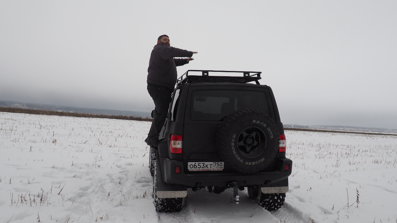 Расширитель колесной арки 105 мм UAZ "М" Патриот 2015- задний левый АВС-Дизайн ABC.UAZ.FFWA.002LM