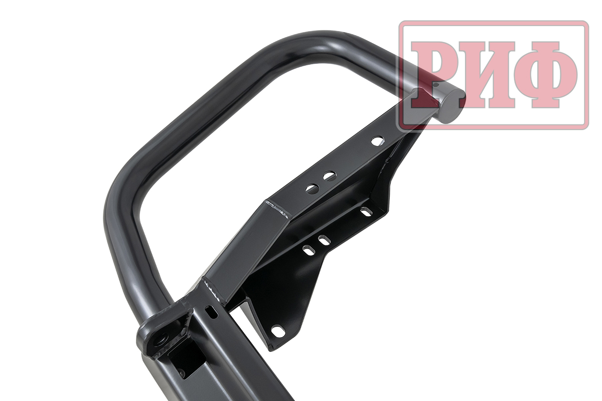 картинка Бампер задний РИФ Toyota Land Cruiser 200 2007-2015 c квадратом