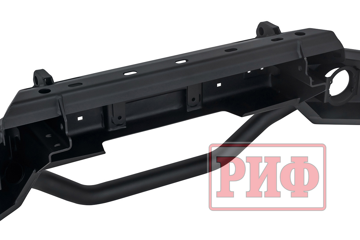 картинка Бампер силовой передний ГАЗ Соболь NN штатные фары, с дугой, стандарт