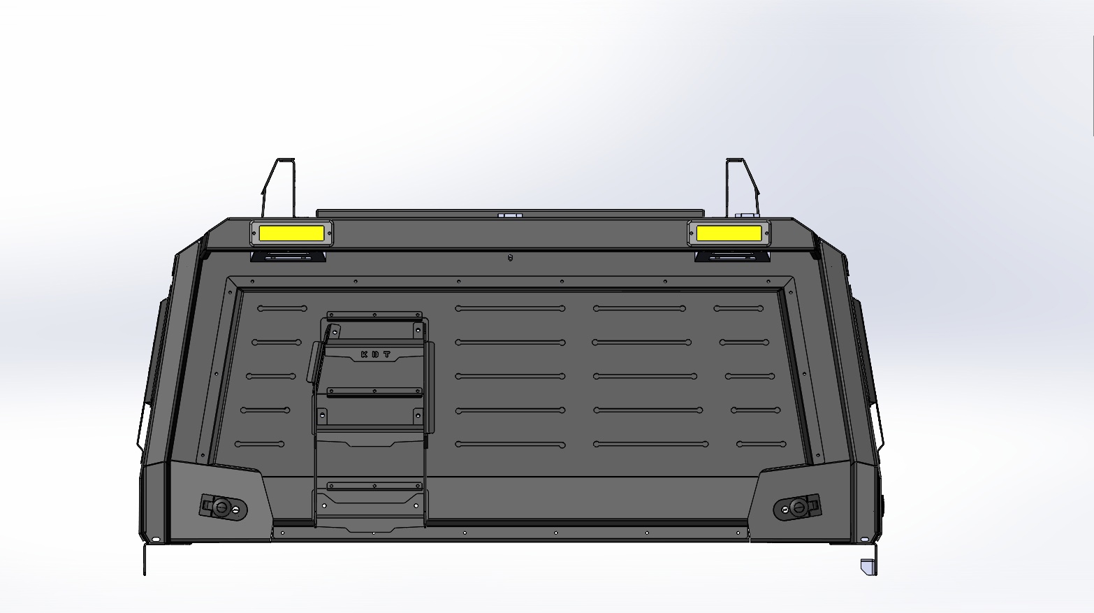 картинка Кунг алюминиевый для Toyota Land Cruiser 79 (короткий кузов) — KDT 2028L