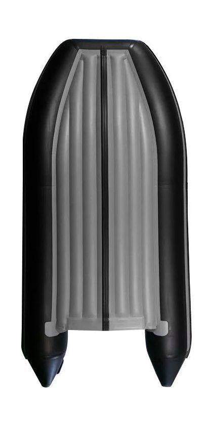 картинка Надувная лодка ПВХ, RiverBoats RB 340 НДНД, черно-серый