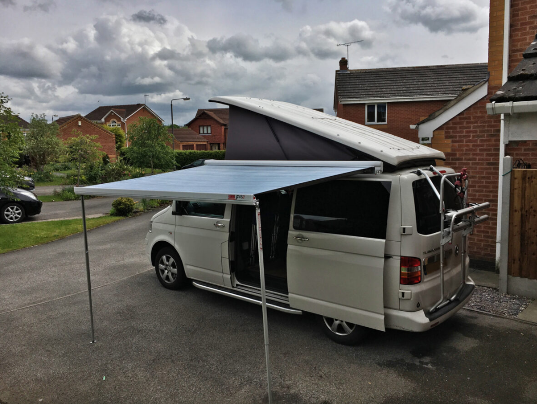 картинка Маркиза Fiamma F45S, 1.9м, настенная, корпус белый, полотно серое