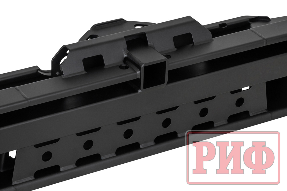 картинка Бампер задний Changan Hunter Plus с квадратом и фонарями РИФ силовой