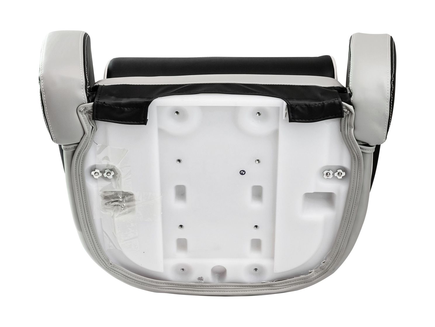 картинка Кресло с болстером Stingray, обивка винил, цвет черный/серый