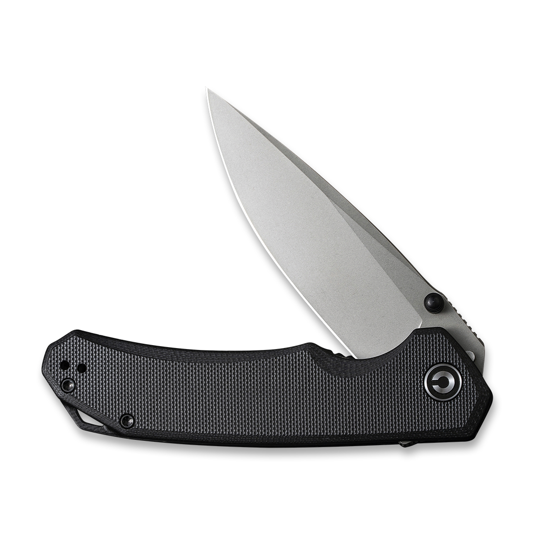 картинка Складной нож CIVIVI Brazen 14C28N Steel Stonewashed Handle G10 Black C2102C