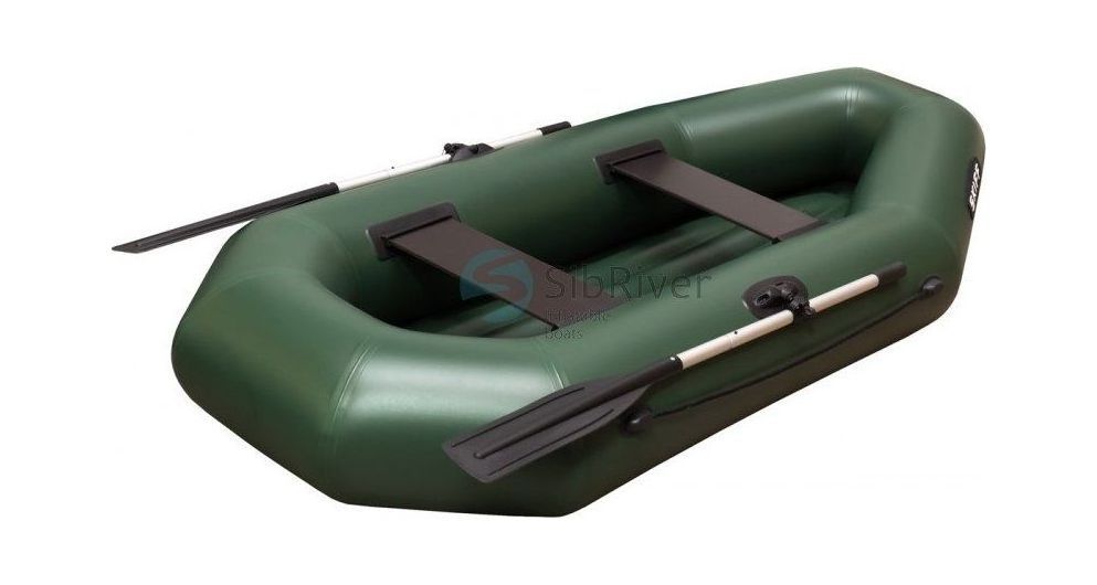 картинка Надувная лодка ПВХ Skiff 240 НД, зеленый, SibRiver
