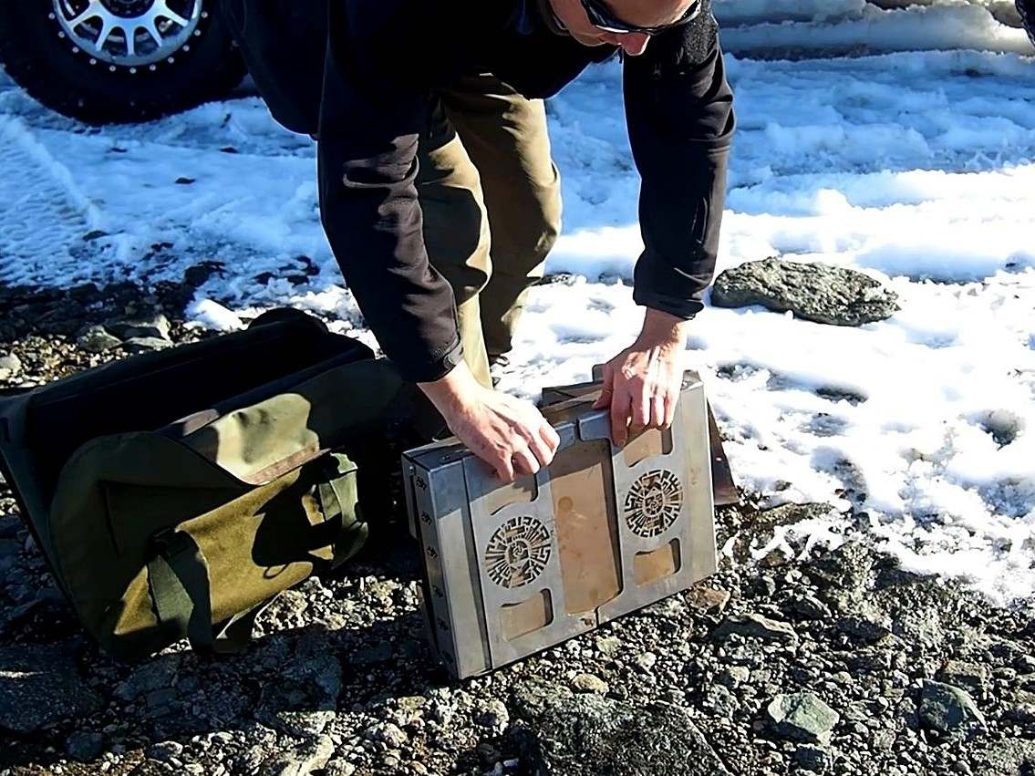 картинка Мангал "КДТ" из пищевой нержавеющей стали