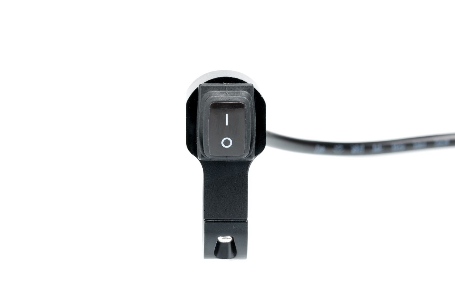 картинка Выключатель влагозащищенный 2218, однокнопочный, цвет корпуса черный, под трубу D22мм