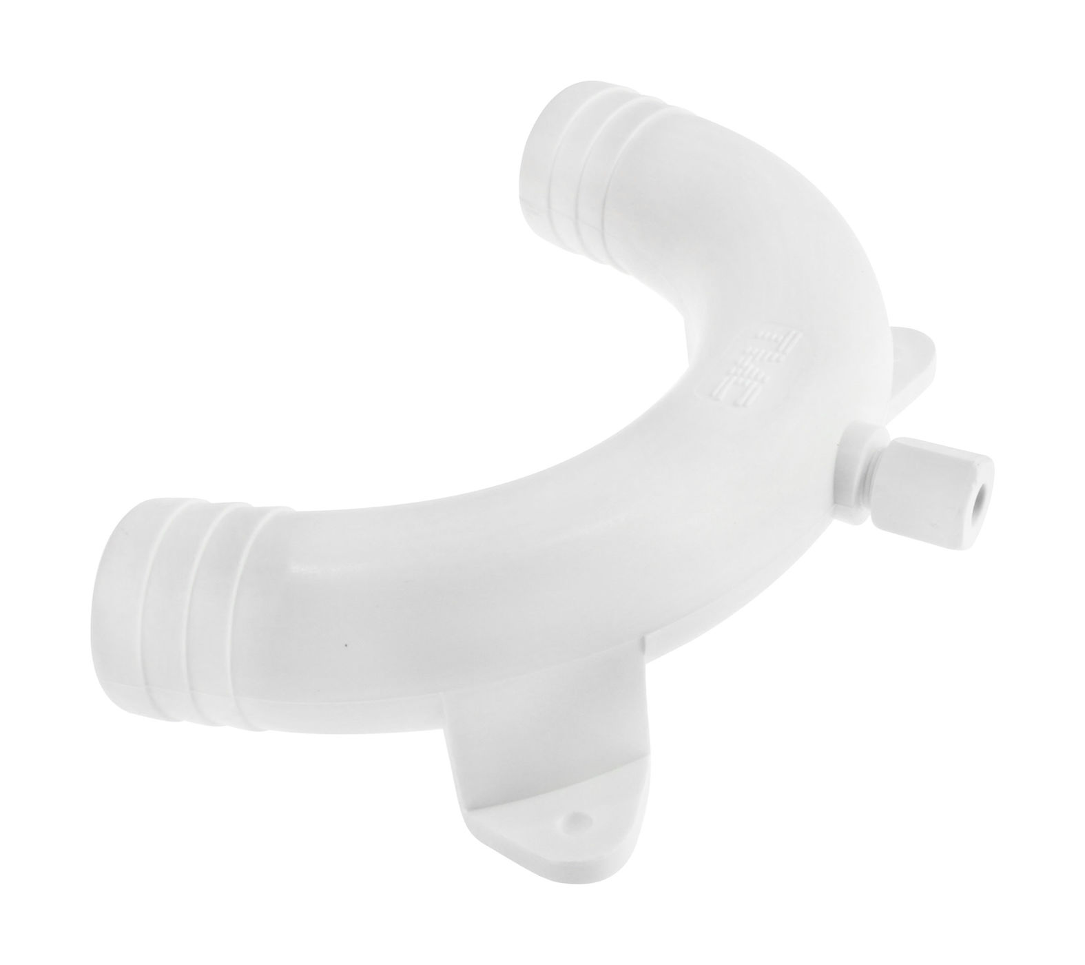 картинка Колено 38 мм пластиковое с вентиляцией