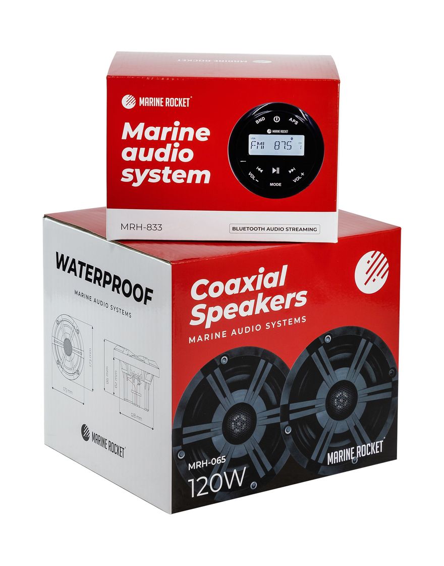 картинка Морская акустика Marine Rocket MRH-833 (комплект 2DP)