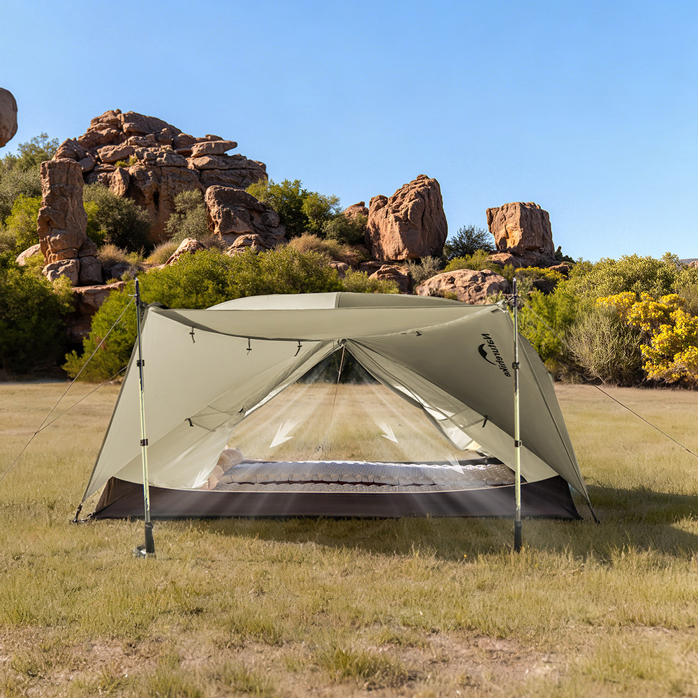 Палатка Naturehike Mongar CNK2550WS037 20D двухместная, зеленый