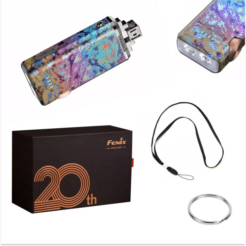 картинка Фонарь Fenix APEX 20 Flashlight, Mix Iridescent, APEX20MI