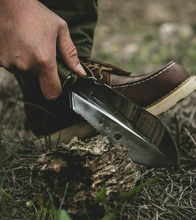 картинка Лопата Naturehike NH20GJ001 многофункциональная ручная серебряный, 6927595744666