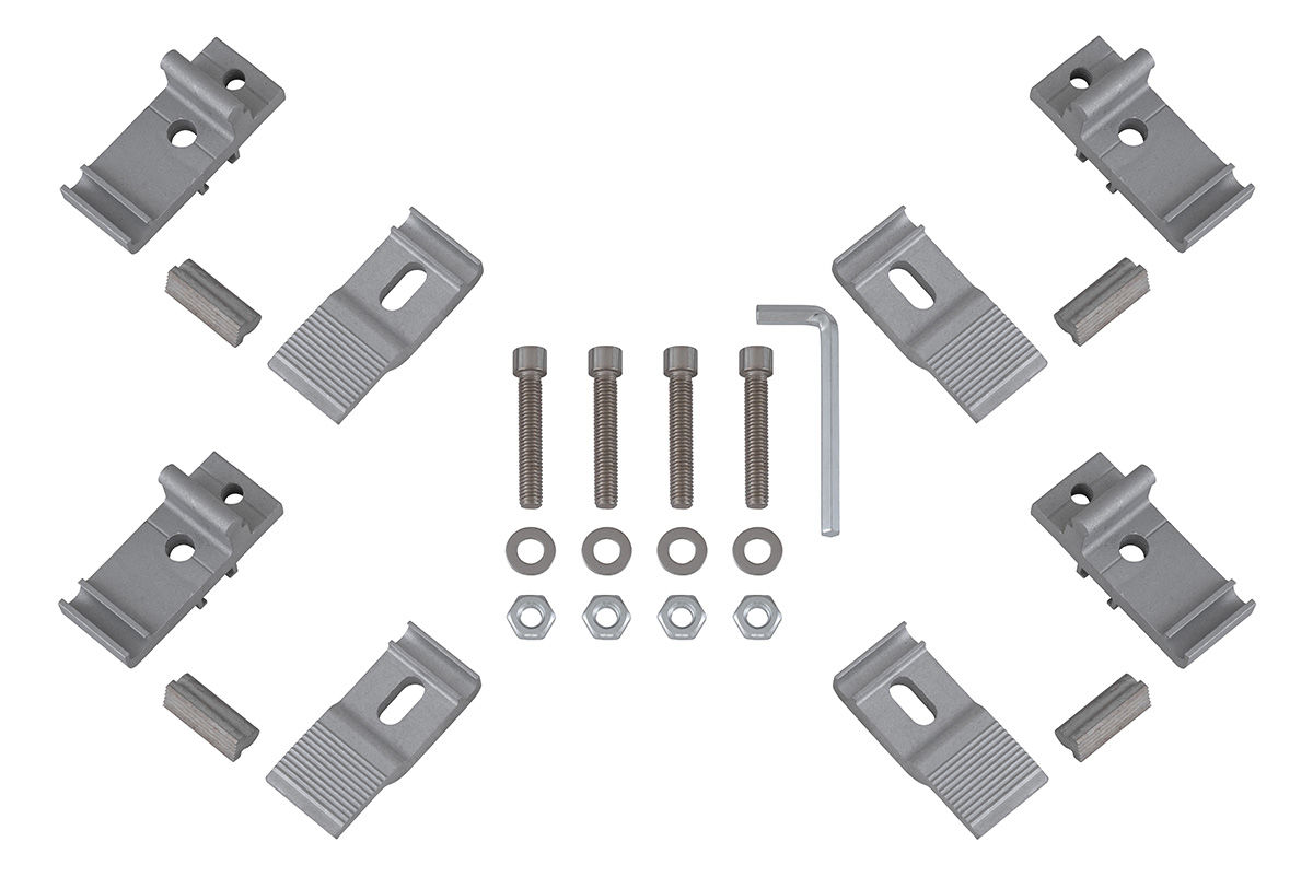 картинка Крышка кузова Mitsubishi L200 2015+, трёхсекционная, алюминиевая, черная