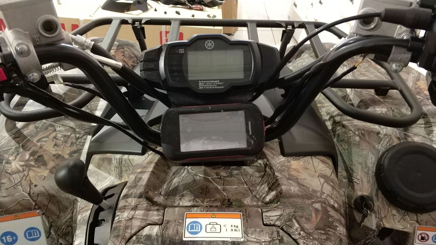 картинка Кронштейн навигатора для YAMAHA Grizzly 700, 2016-2016