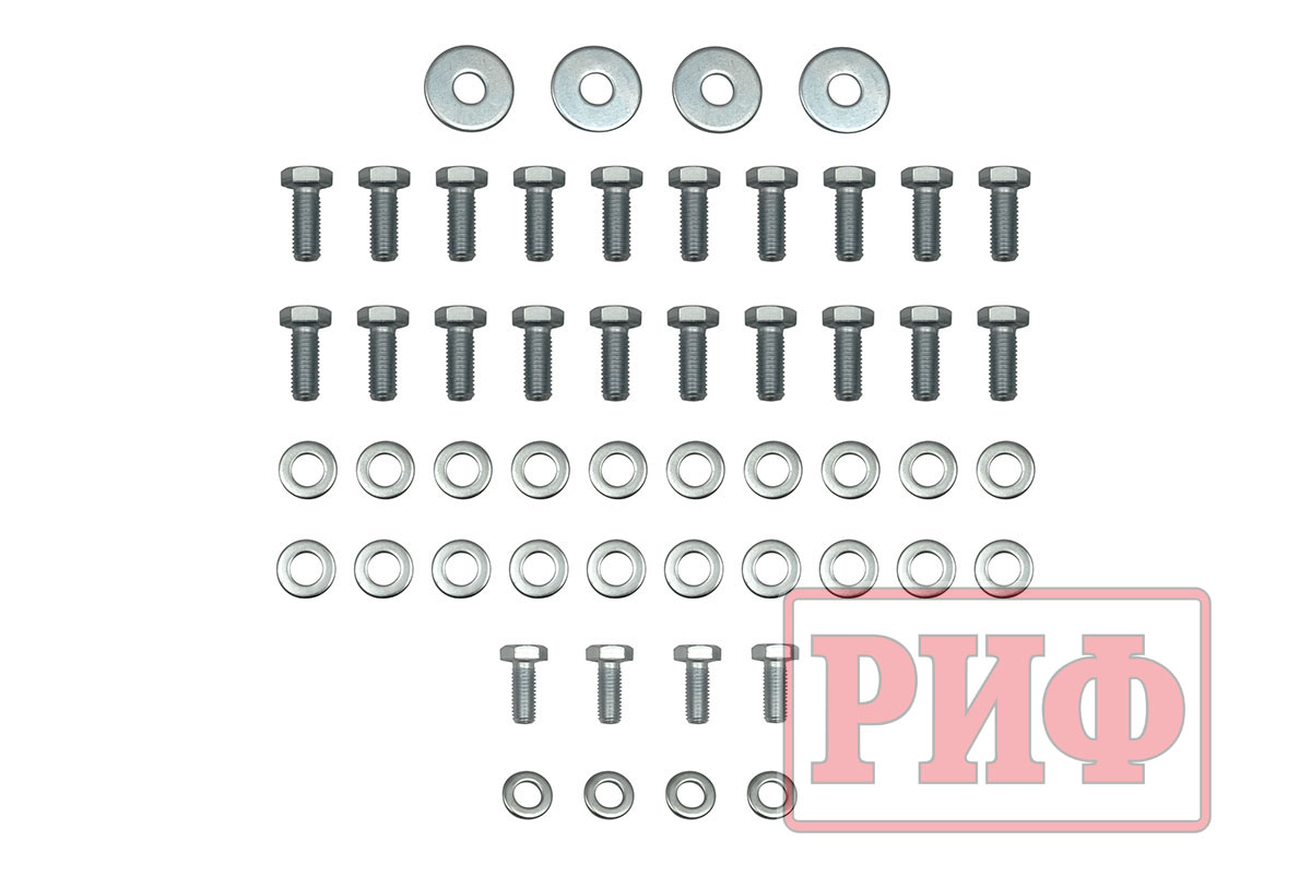 картинка Пороги РИФ силовые Lada Нива Тревел (черный алюминий)