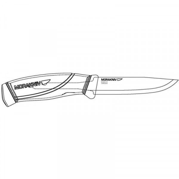 картинка Нож Morakniv Companion Navy Blue, нержавеющая сталь, 13164