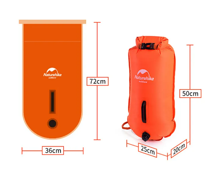 картинка Гермомешок Naturehike туристический 28 л. ярко-оранжевый