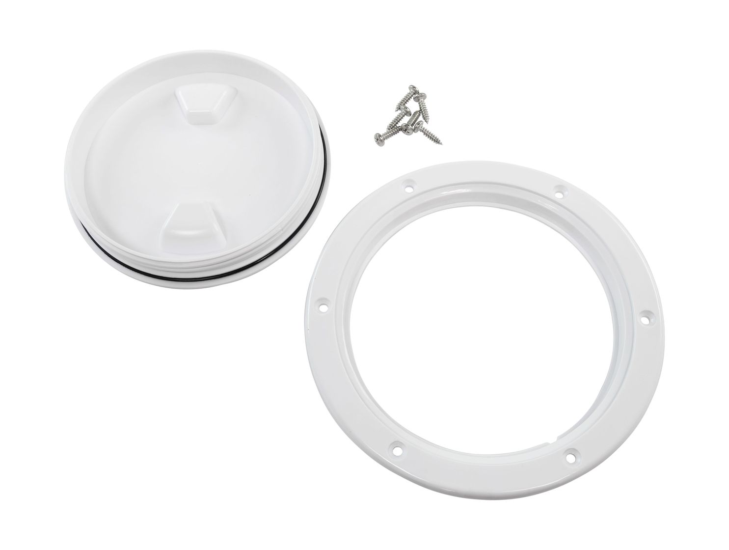 картинка Лючок палубный 4", белый, Marine Rocket