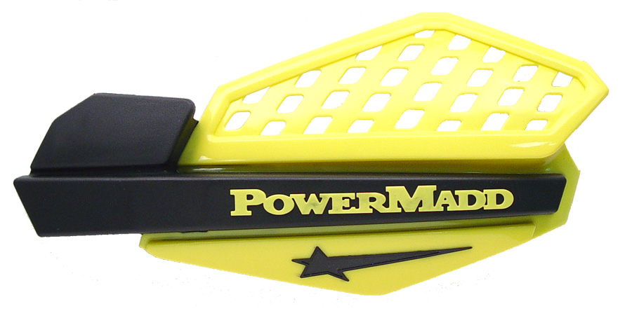 Ветровые щитки для квадроцикла "PowerMadd" Серия Star, желтый/черный