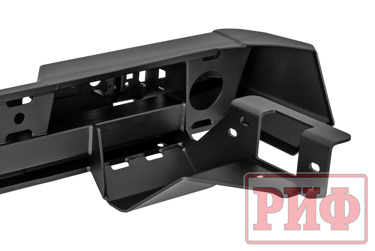 картинка Бампер задний Changan Hunter Plus с квадратом и фонарями РИФ силовой