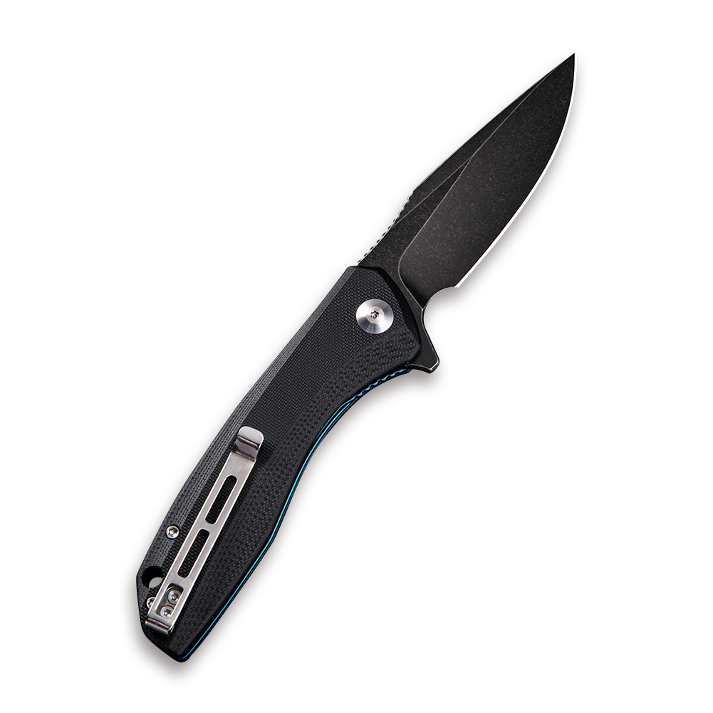 картинка Складной нож CIVIVI Baklash 9Cr18MoV Steel Black Stonewashed Handle G10 Black