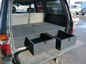 Органайзер "Экспедиция" для Toyota Land Cruiser 80 Серый